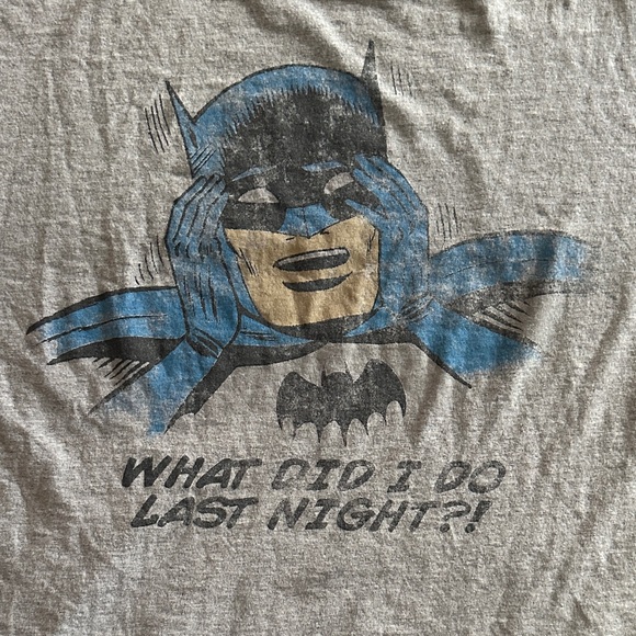 Graphic Batman Short-Sleeve T-Shirt - Gray/Blue - Picture 2 of 7
